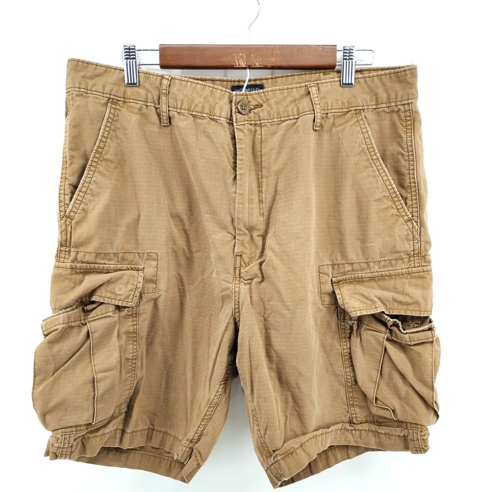 Levi's‎ Shorts Mens 36 Carrier Cargo Ripstop Canvas  Brown 9in inseam safari